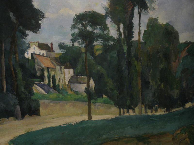 Paul Cezanne Road at Pontoise By Paul Cezanne